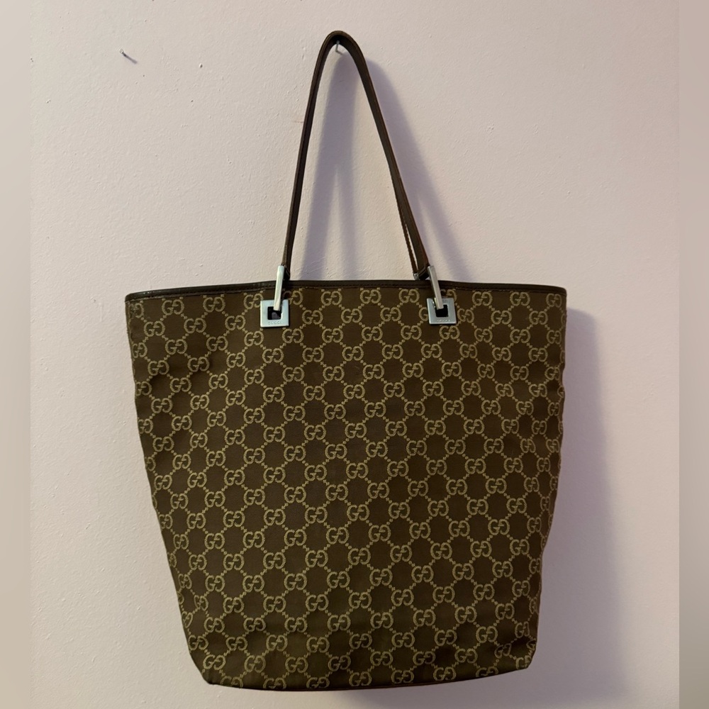 Gucci vintage monogram tote bag